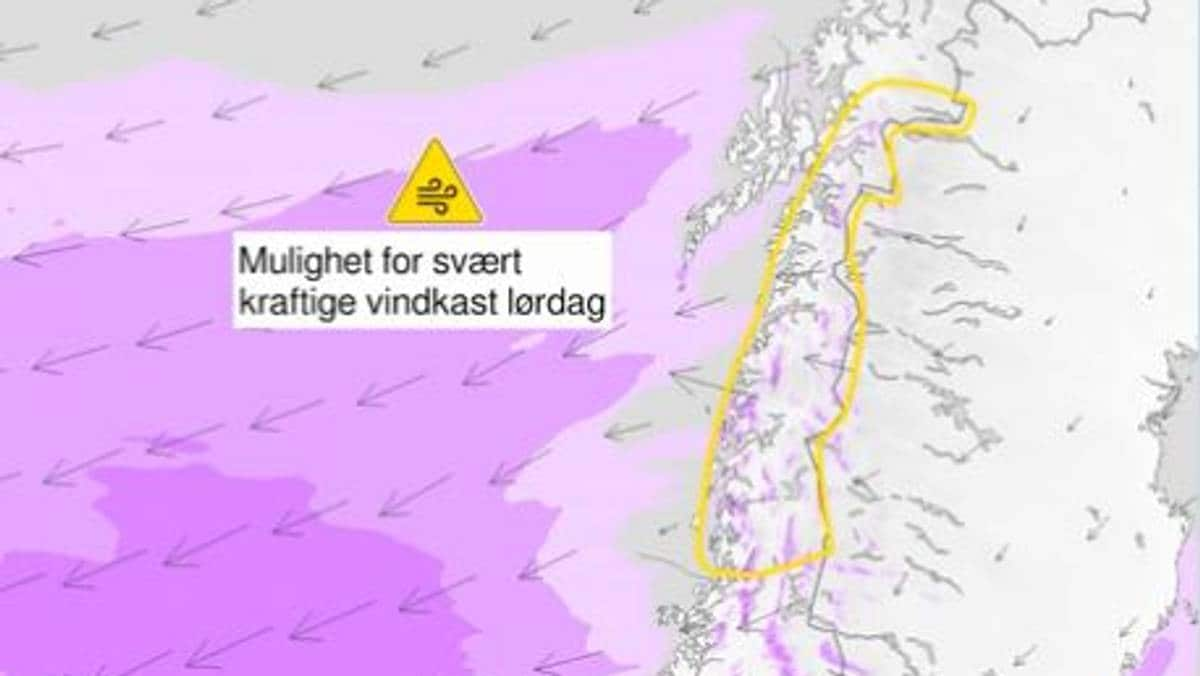 Extreme Weather Warnings in Norway: Strong Winds and Floods