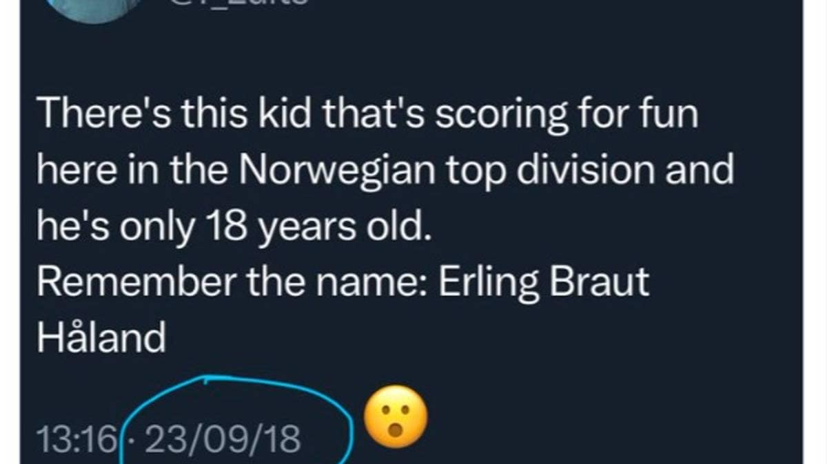 Ble satt ut av Haaland-melding: – Det kom ut av ingenting