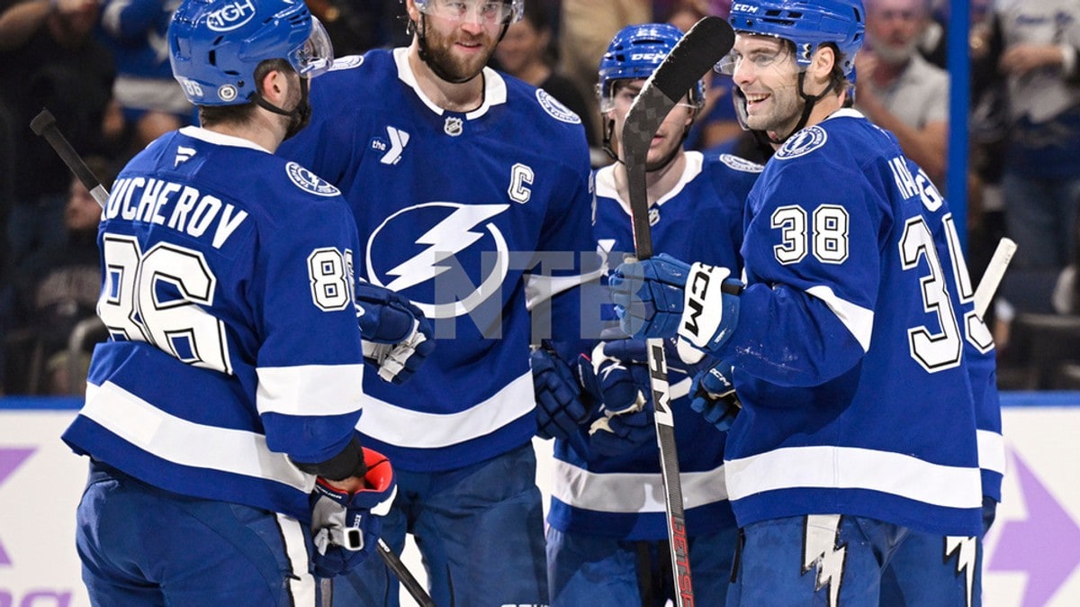 Tampa Bay Lightning og Lilleberg knuste Colorado Avalanche 8-2