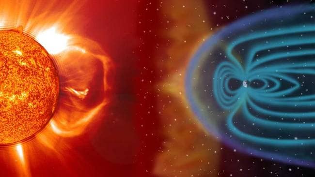 solar wind illustration