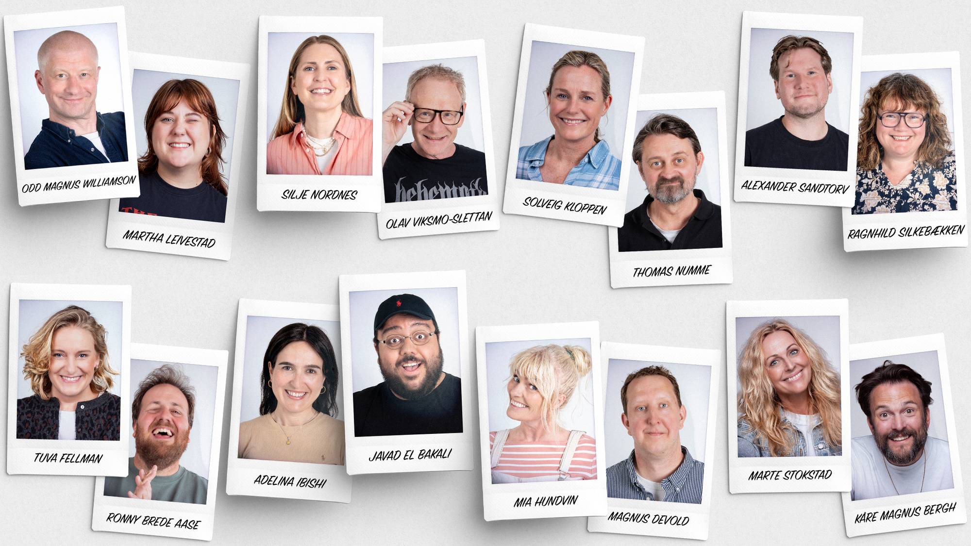 Kollasj med progranleiarane for Reiseradioen 2026