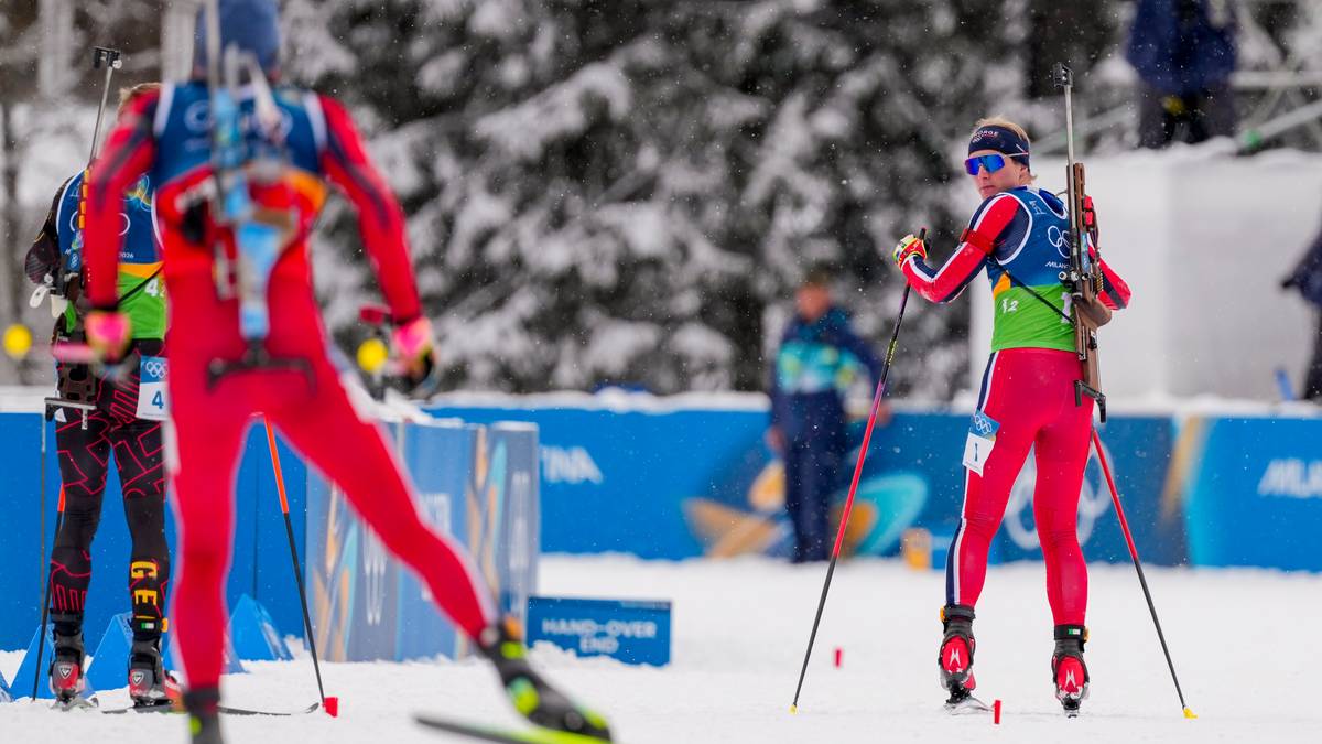OL-sølv i skiskytterstafett: – Vanvittig fornøyd
