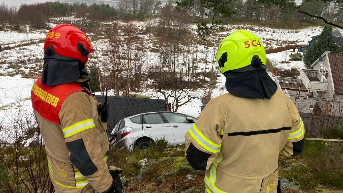 Bil På Vippen I Kvinnherad Nrk Vestland 