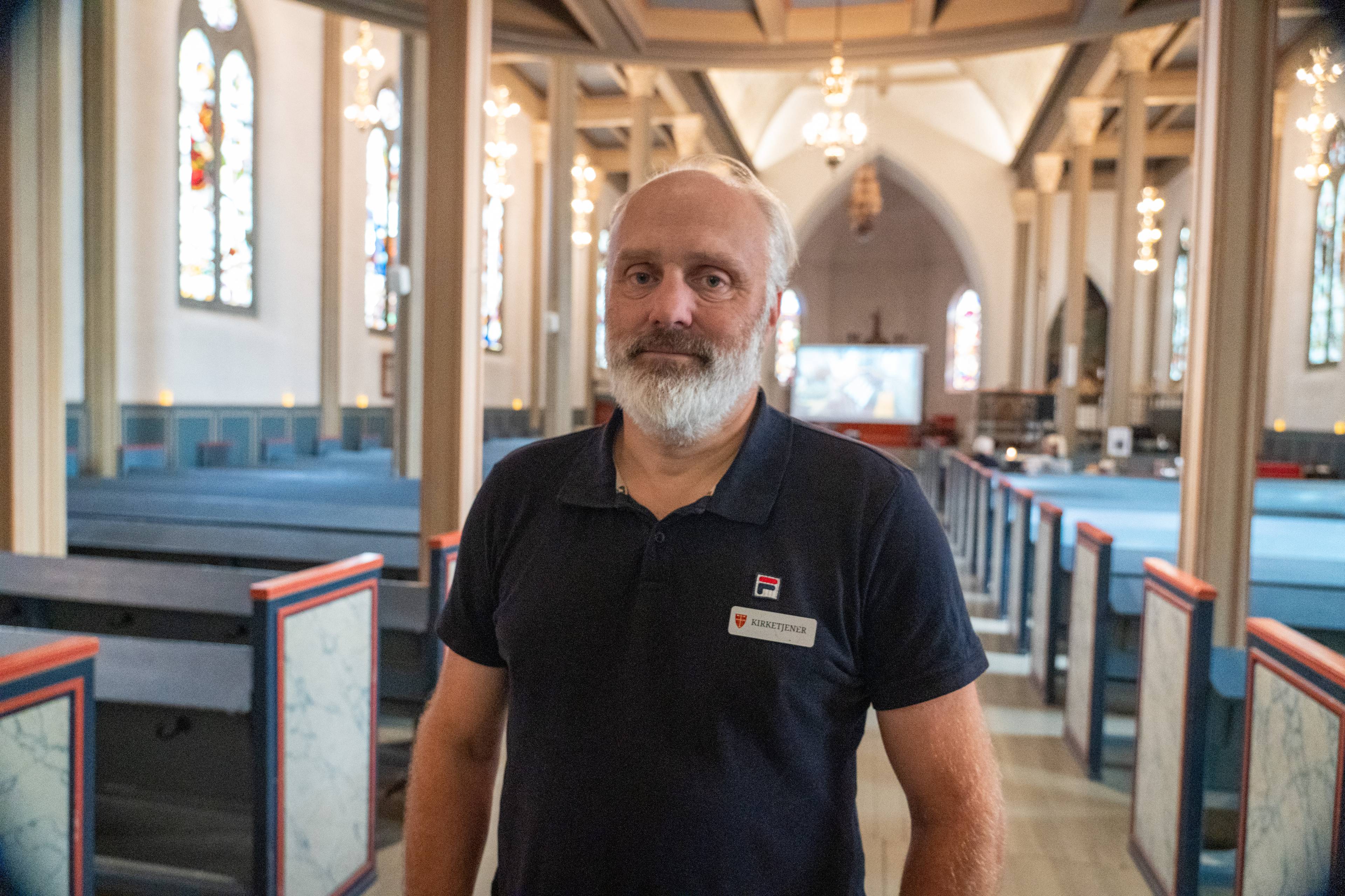 Steinar Høybakk, kirketjener Tønsberg domkirke