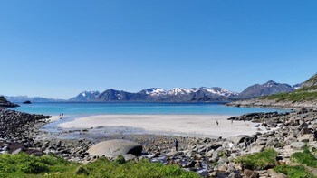 Hauklandsstranda i Lofoten