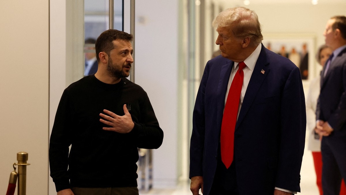 Trump møtte Zelenskyj: – Han går gjennom helvete