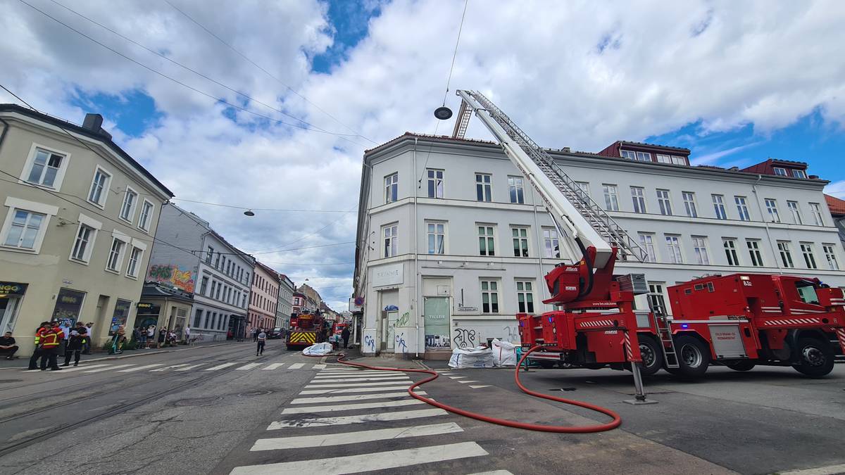 Fears danger of spreading from fire in apartment building – NRK Oslo and Viken – Local news, TV and radio