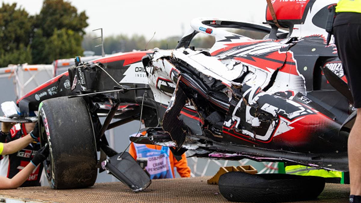 Tar grep etter fæl kollisjon: Mista kontrollen i 308 kilometer i timen