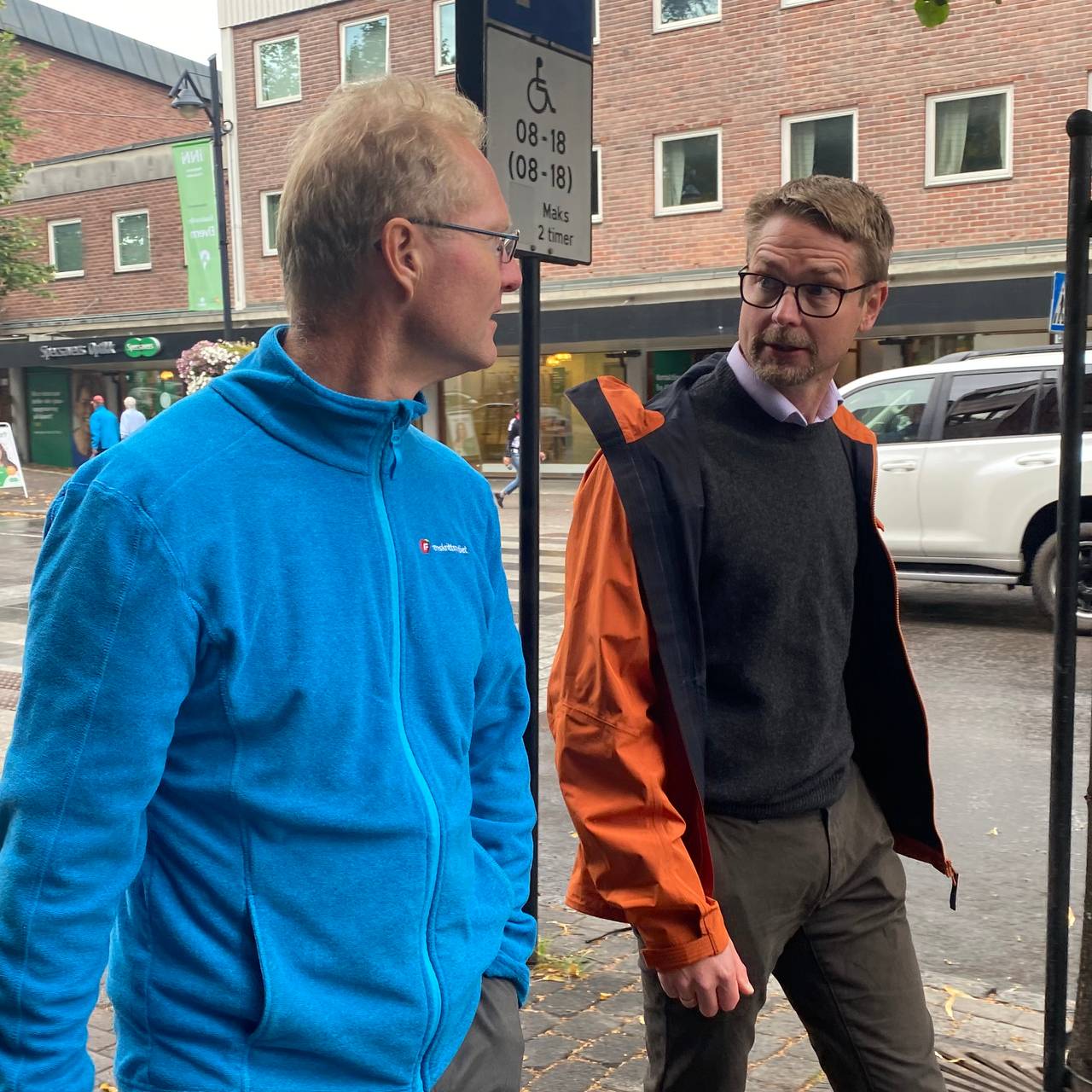 Kenneth Langsethagen i SB skog og Tor Andre Johnsen