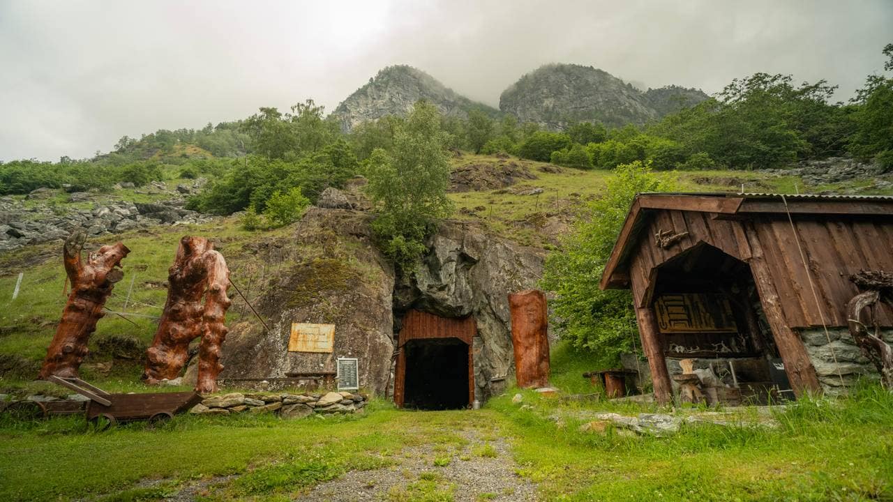 Før var det olivin-produksjon i Norddal