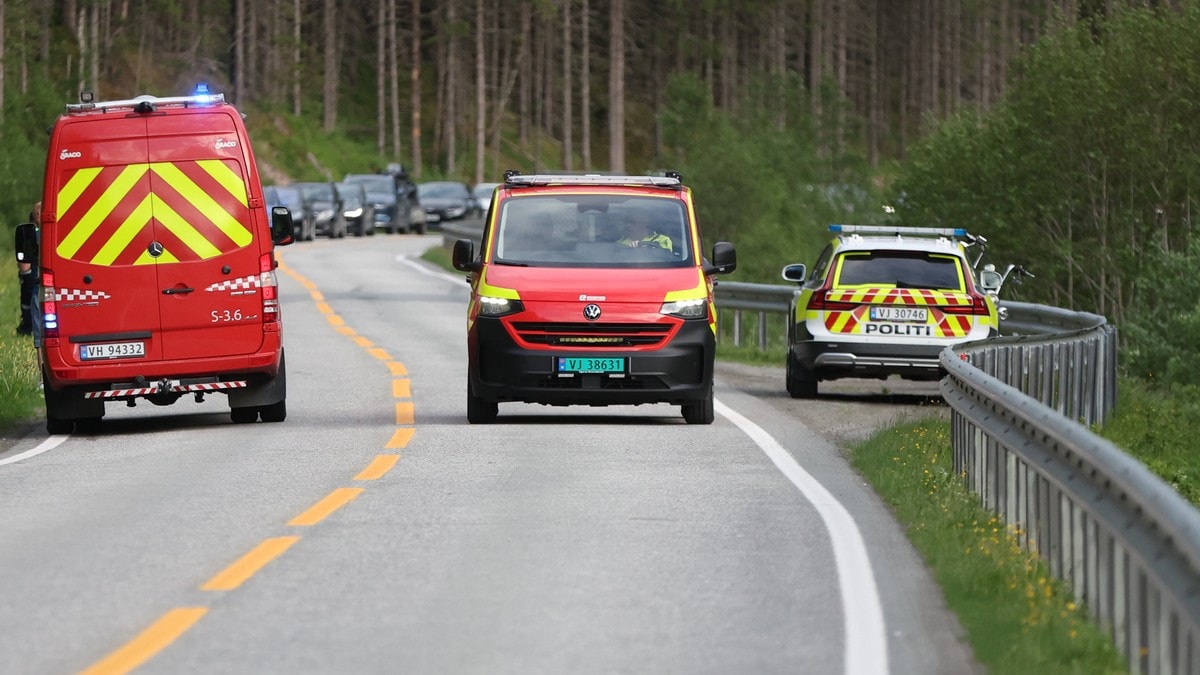 Motorsyklist har kollidert med elg
