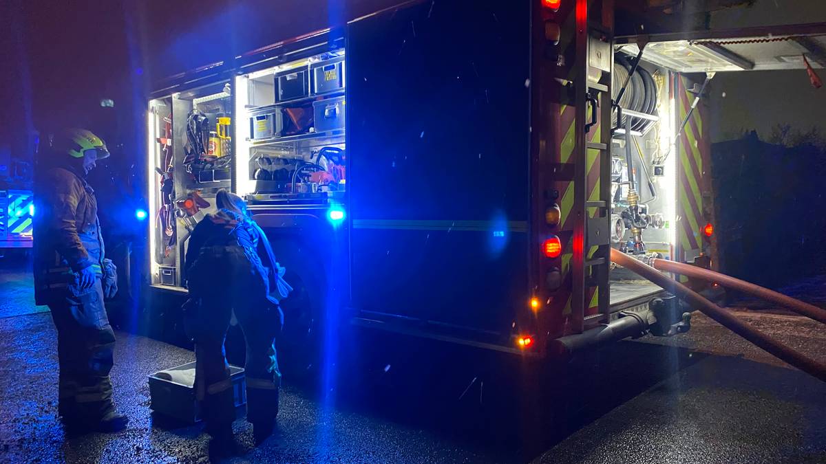 Brann i bygg i Oslo – bygget er totalskadet