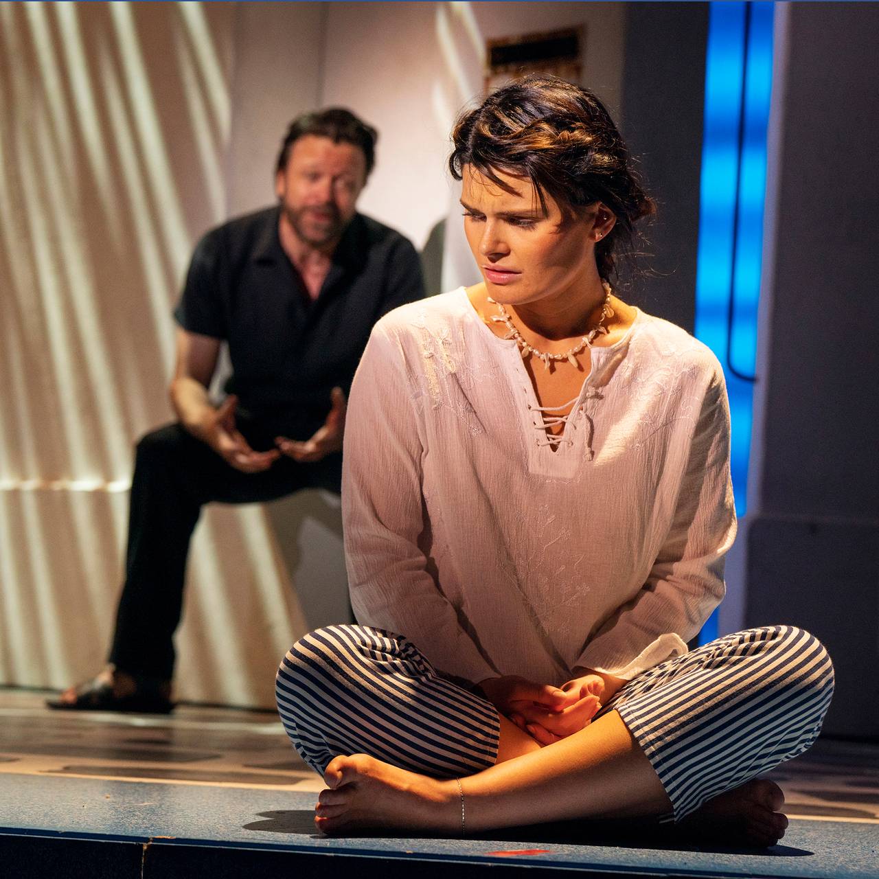 Fra oppsetningen av Mamma Mia! på Folketeateret