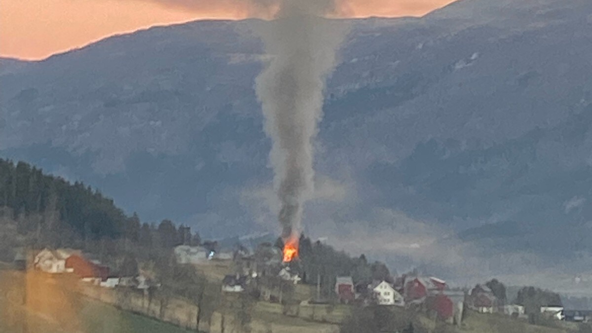 Brann på Voss