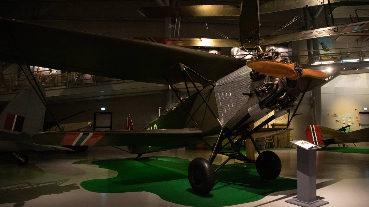 Fokker CV-D på Norsk Luftfartsmuseum i Bodø.