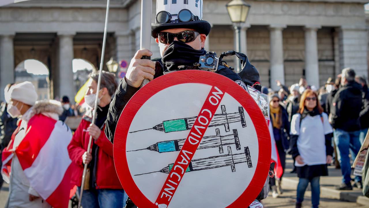 Demonstrant i Wien