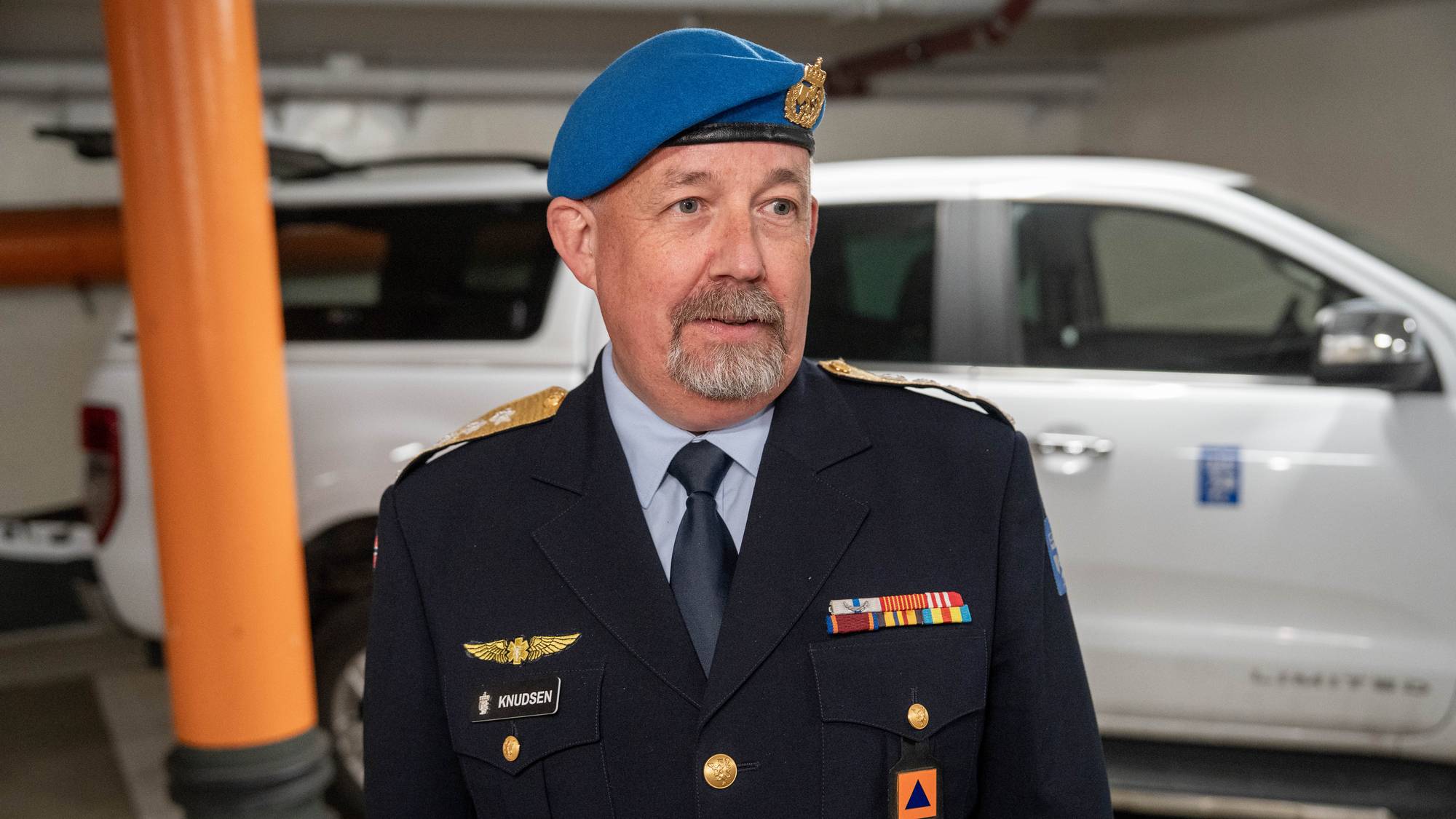 Øystein Knudsen er sjef i Sivilforsvaret
