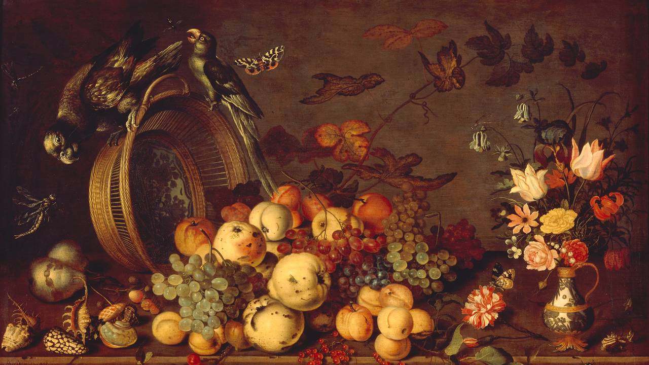Stilleben med frukt