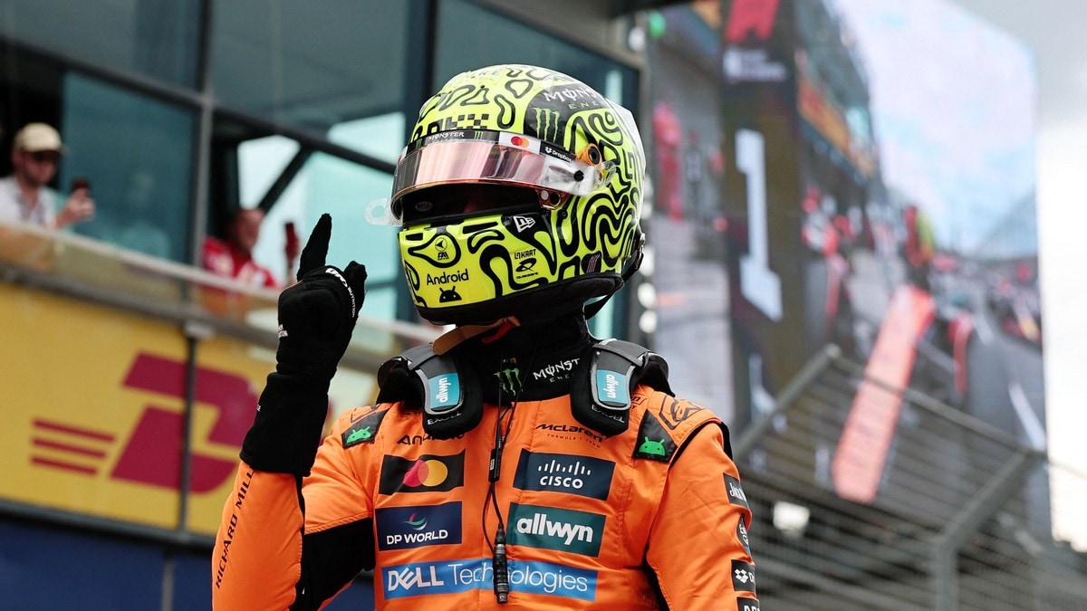Norris vant kvalifiseringen i Formel 1-åpningen