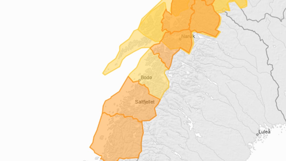 Fortsatt betydelig sn&oslash;skredfare i Nordland
