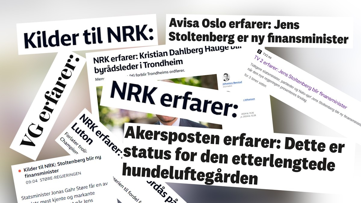 NRK erfarer: Dette er greia med at mediene erfarer så mye