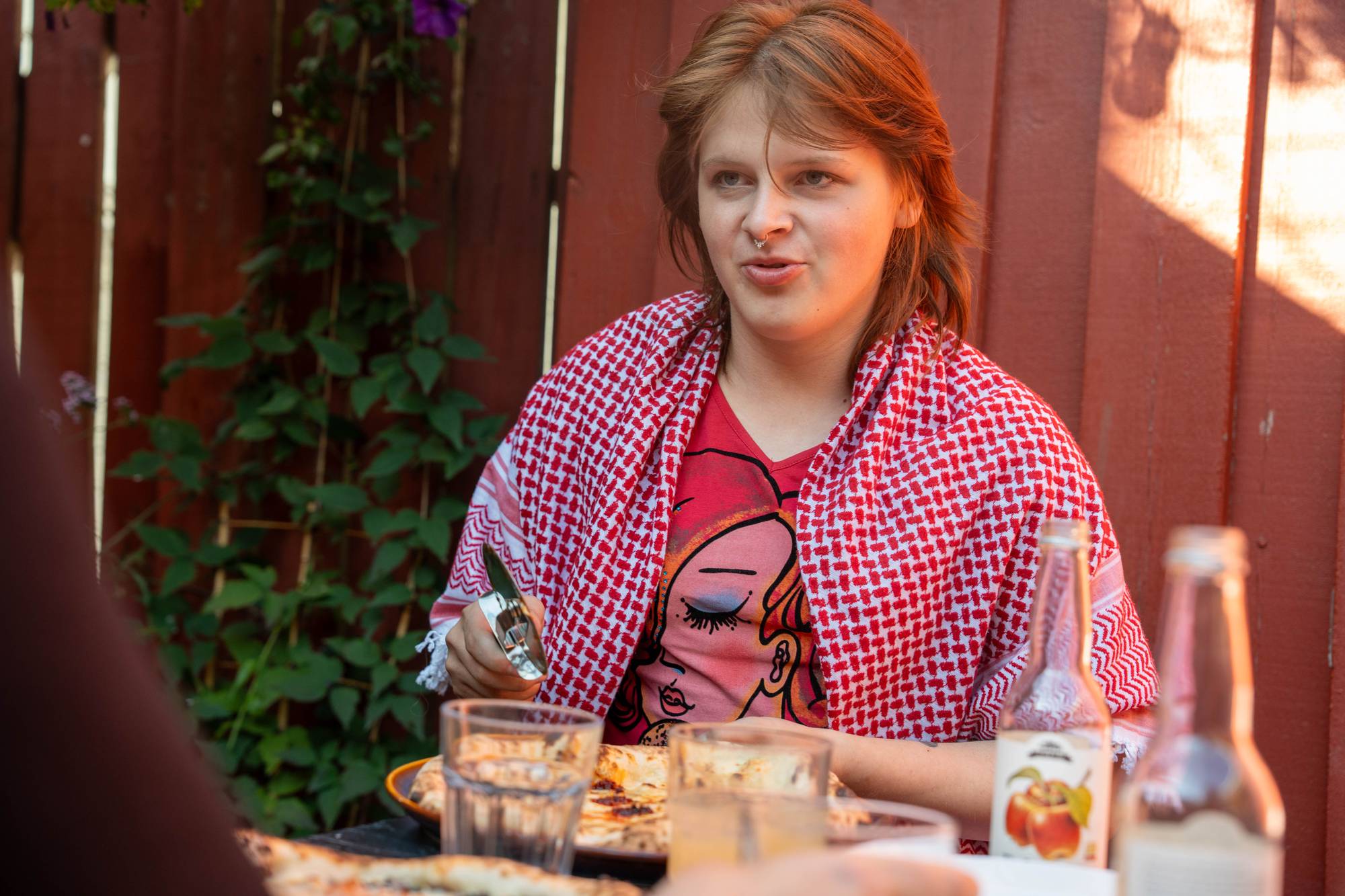 Rød Ungdom leder Alexandra Fredwall.
