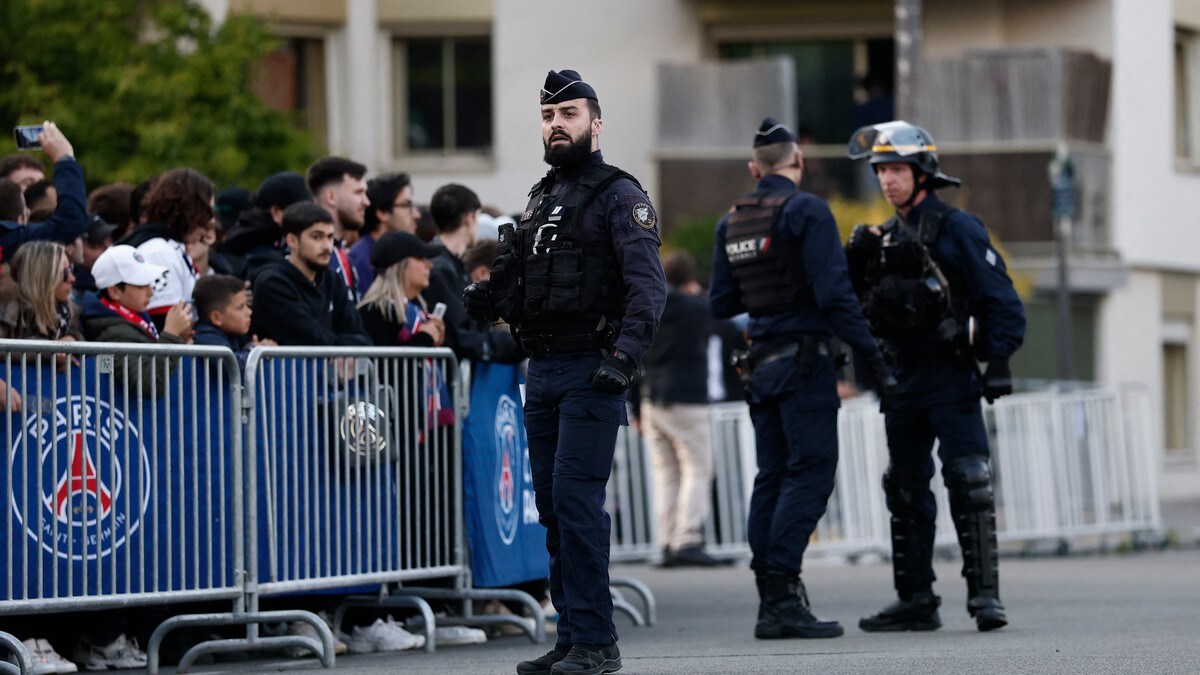Massivt politioppbud i Paris før mesterligafinalen