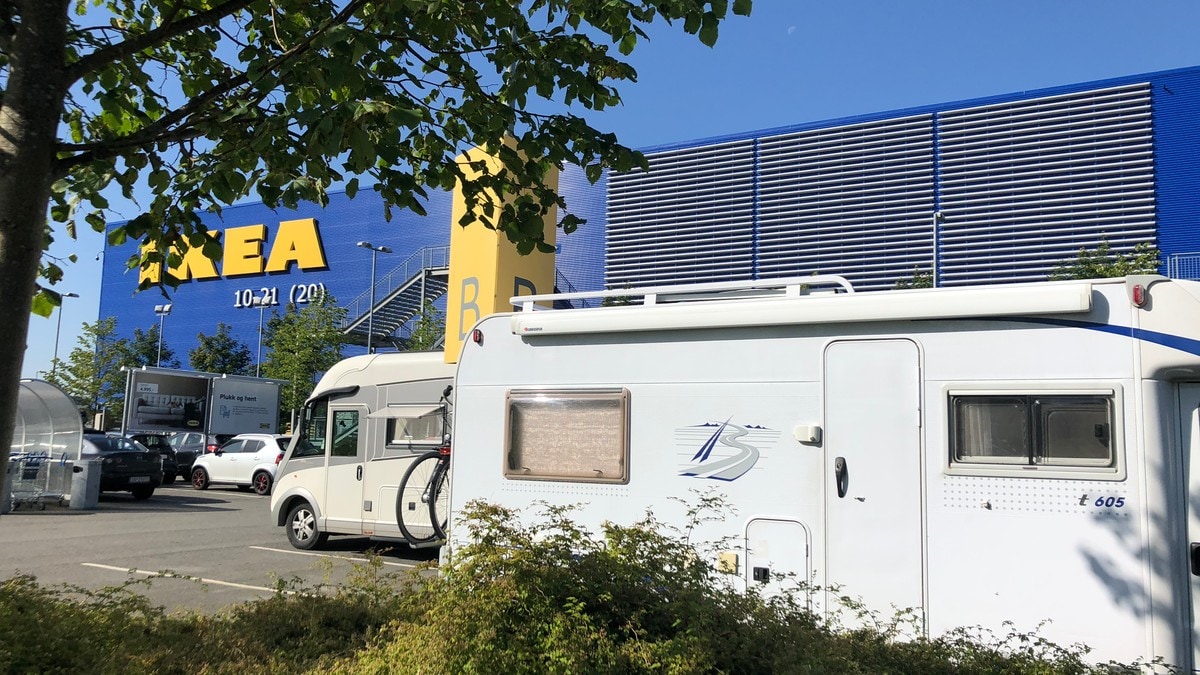 Tyske nettforum tipser bobilturister om å parkere på Ikea