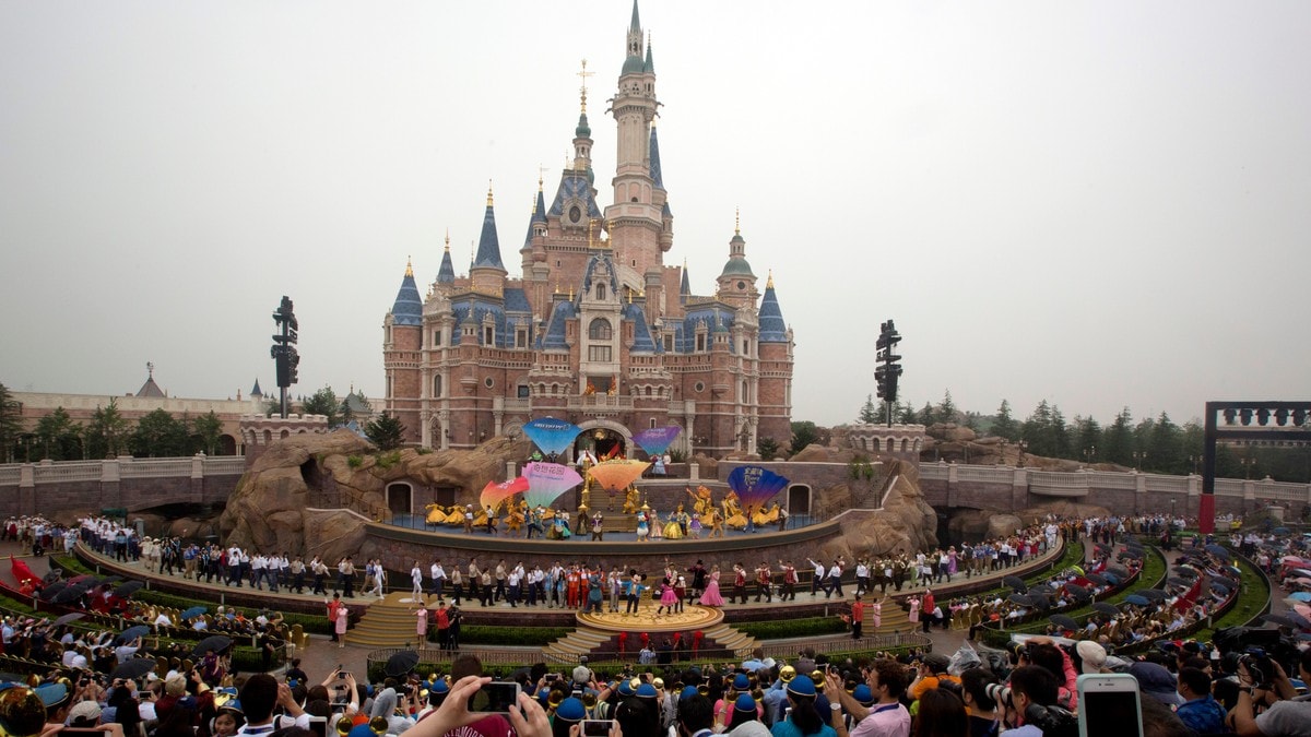 Stenger Disneyland i Shanghai
