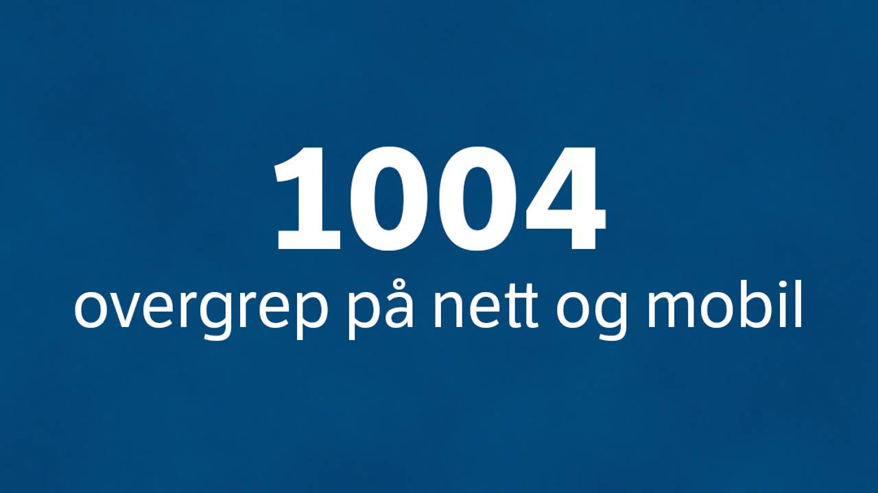 1004 overgrep på nett og mobil