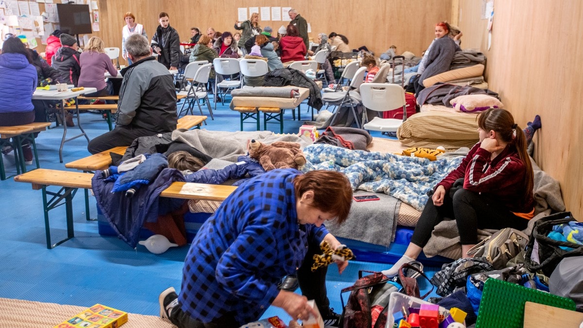 Unge ukrainske menn strøymer til Noreg – hundrevis ventar uregistrerte