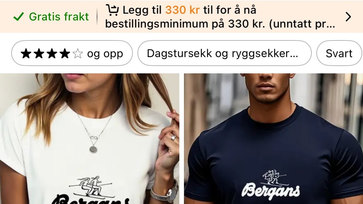 Temu selger kopier av norske merkevarer: – De har ingen rett