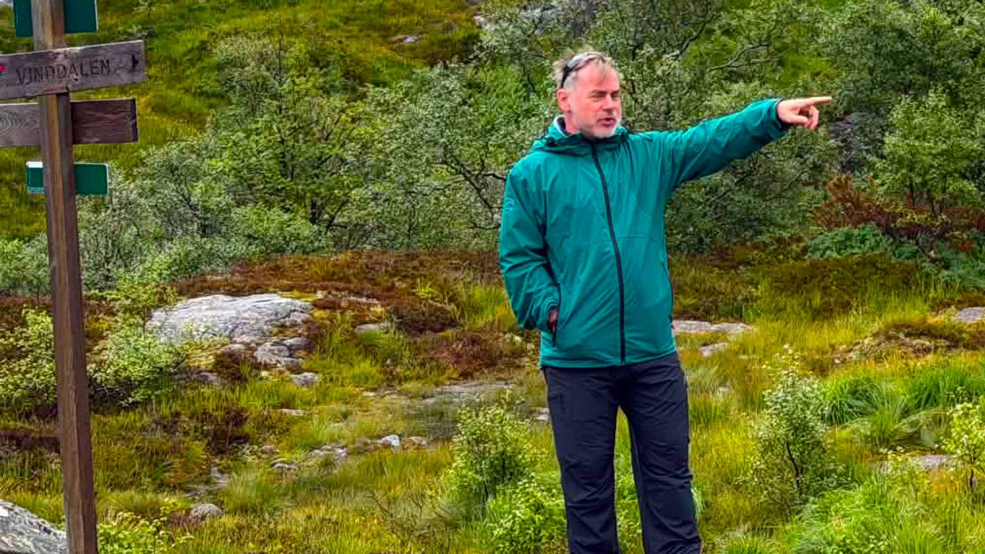 Terje Hauan på tur.