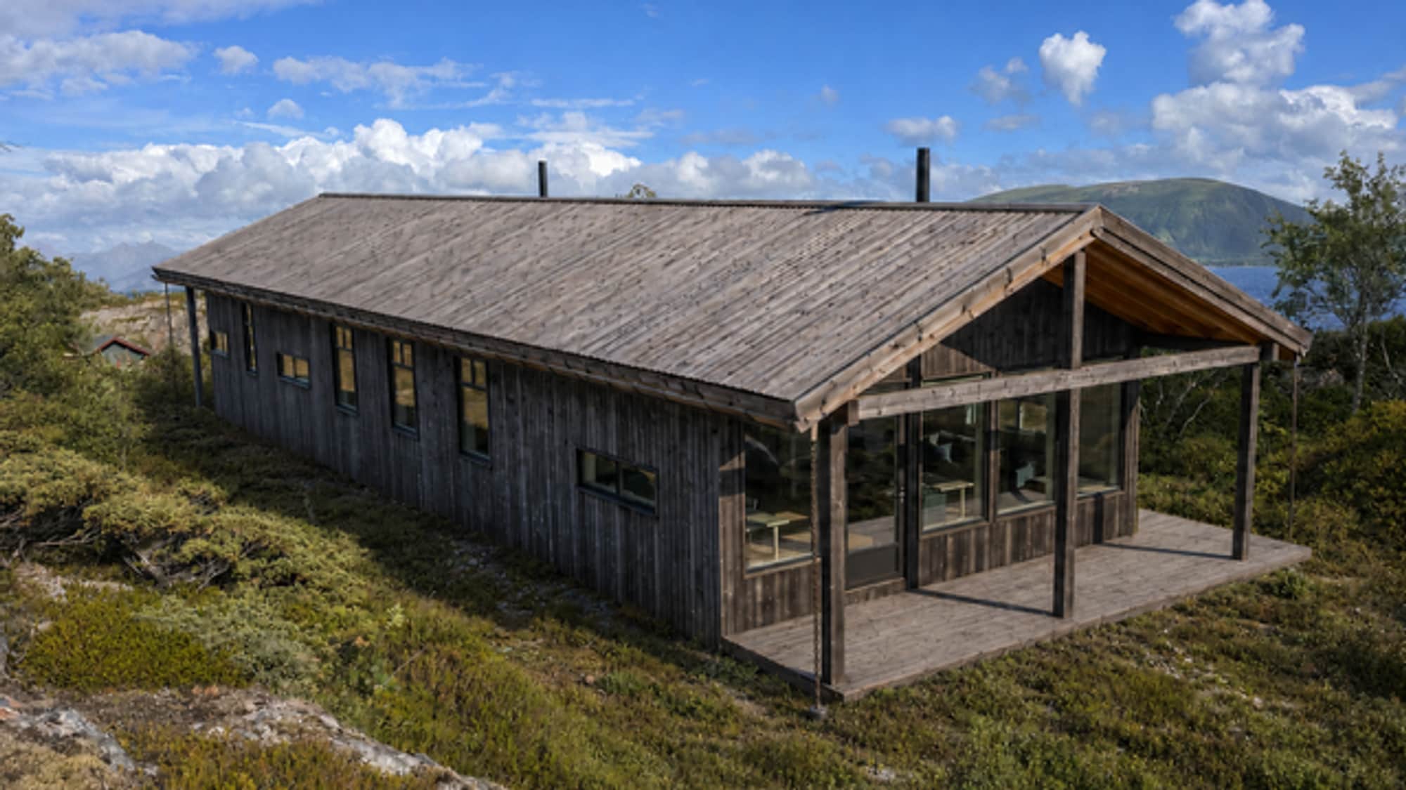 Illustrasjon av den nye Dronninghytta