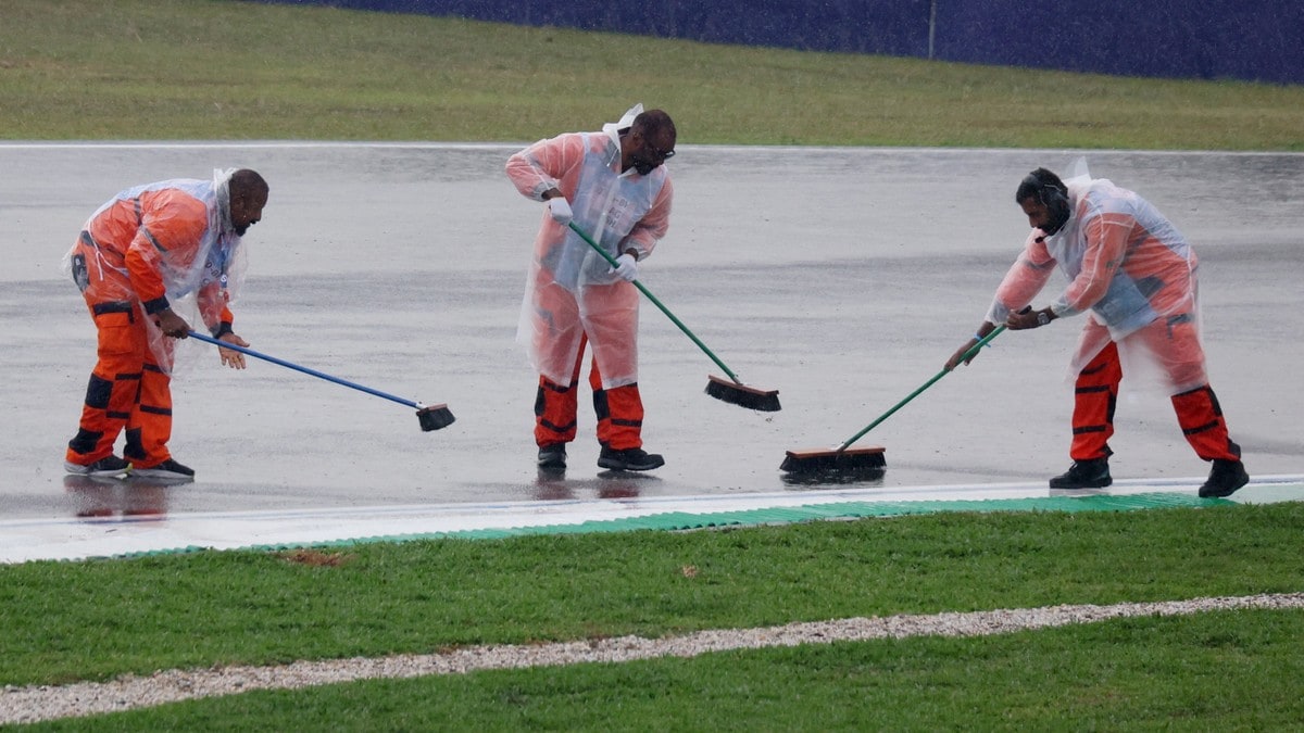 Merkelige scener for Formel 1-stjernene: – Det er totalt kaos