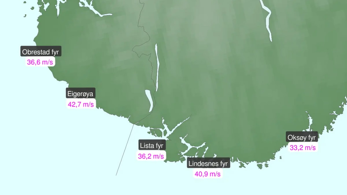 Melder at rødt farevarsel er over