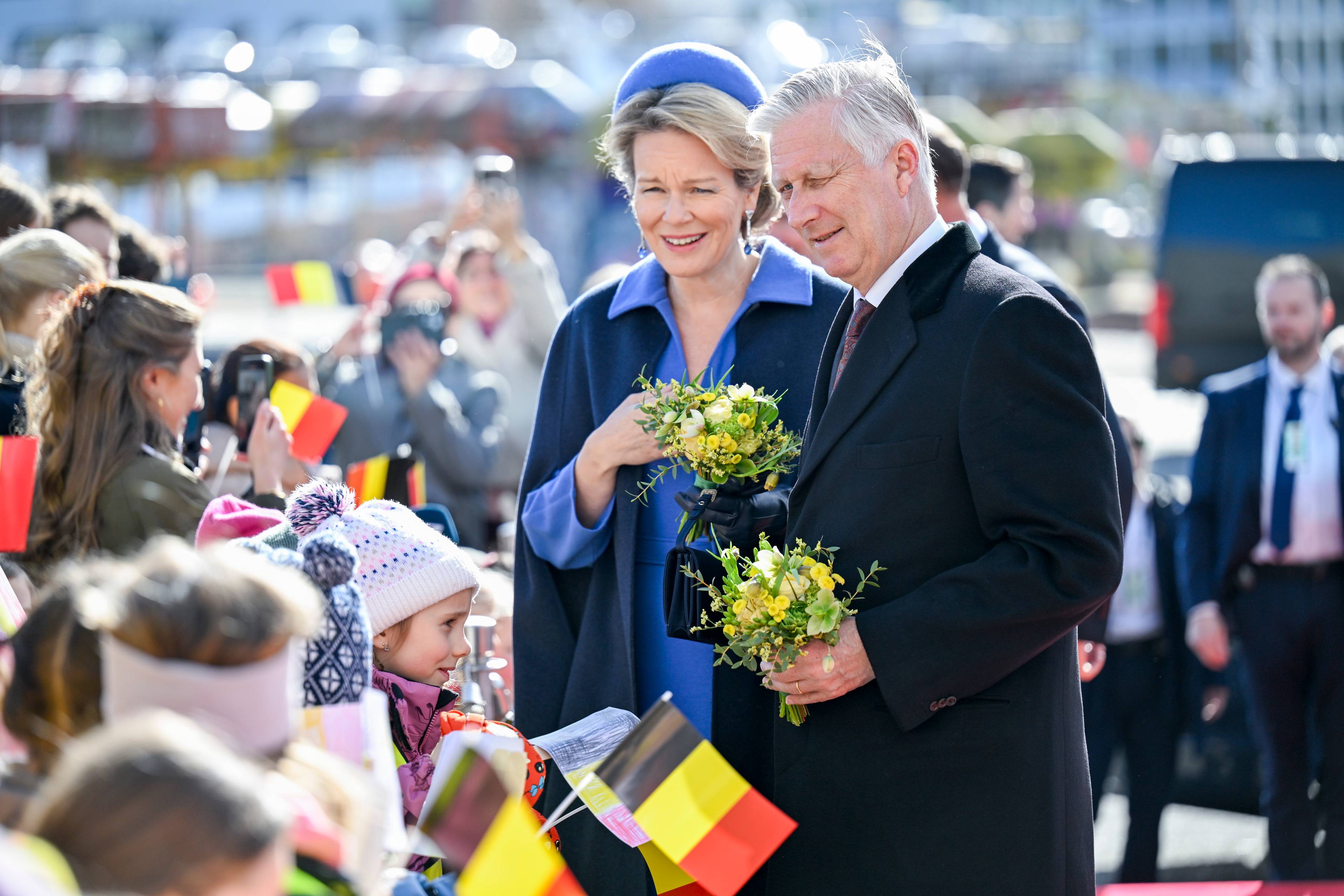Belgias kongepar på statsbesøk til Norge