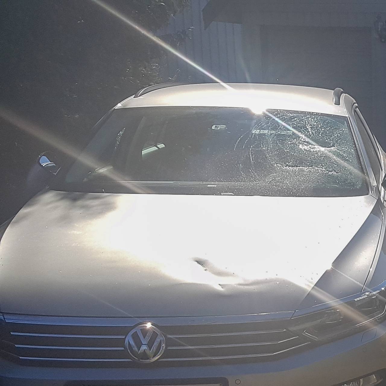 Knuste bilruter i nabolag i Porsgrunn