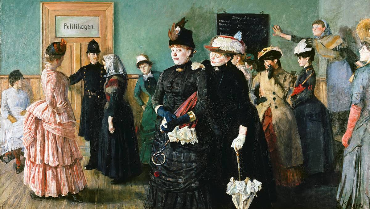Albertine I Politilegens Venteværelse Analyse