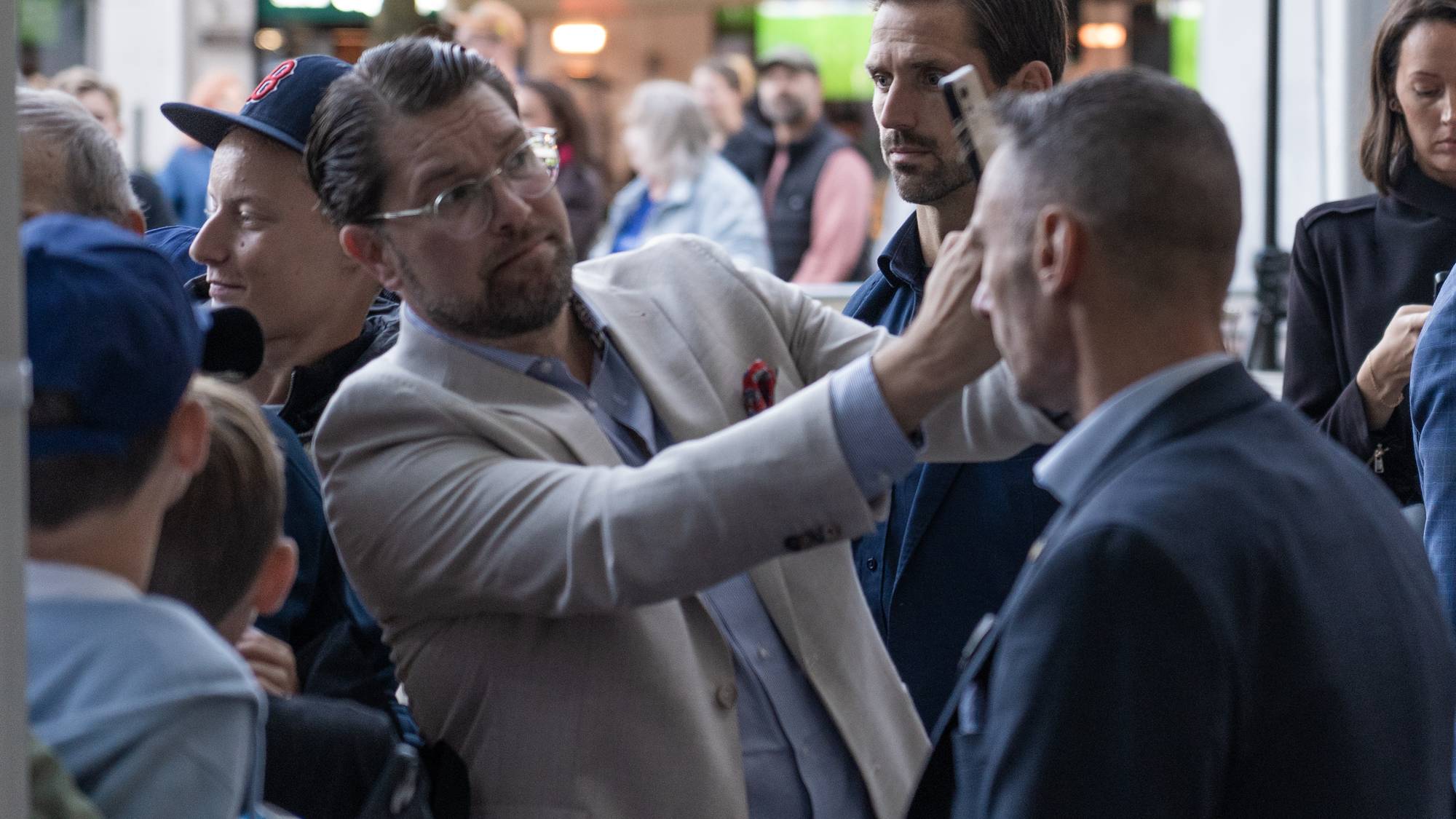 Valgkamp før det svenske riksdagsvalget. Sverigedemokraternas valgkamp.