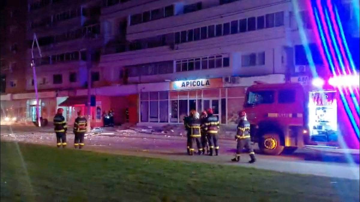 To personer skadet da droner traff bygning i Romania