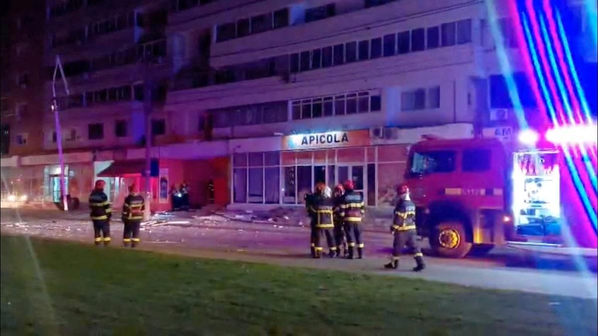 To personer skadet da droner traff bygning i Romania