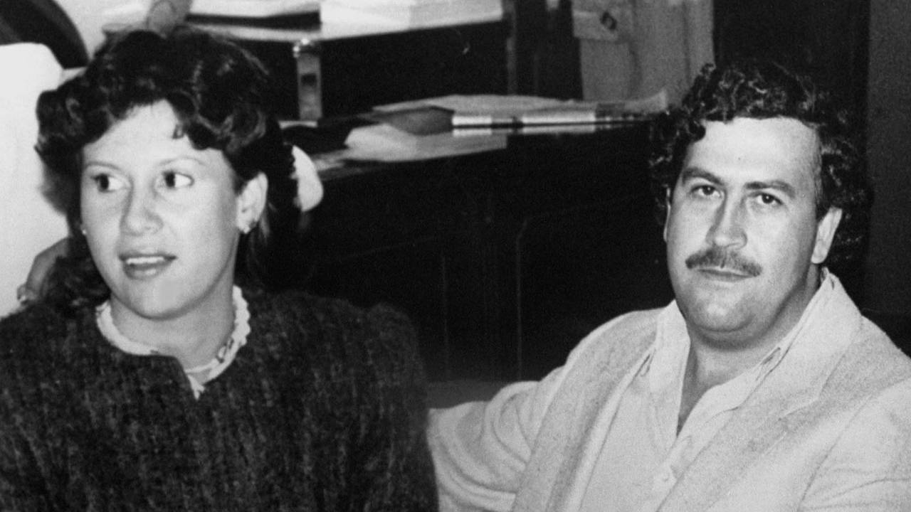 VICTORIA HENAO WITH PABLO ESCOBAR GAVIRIA IN FILE PICTURE
