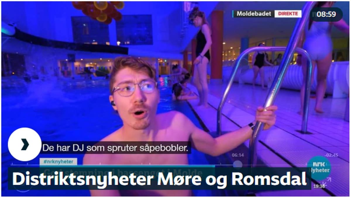 Nett-TV: Bli med på pool-party i Moldebadet i vinterferien