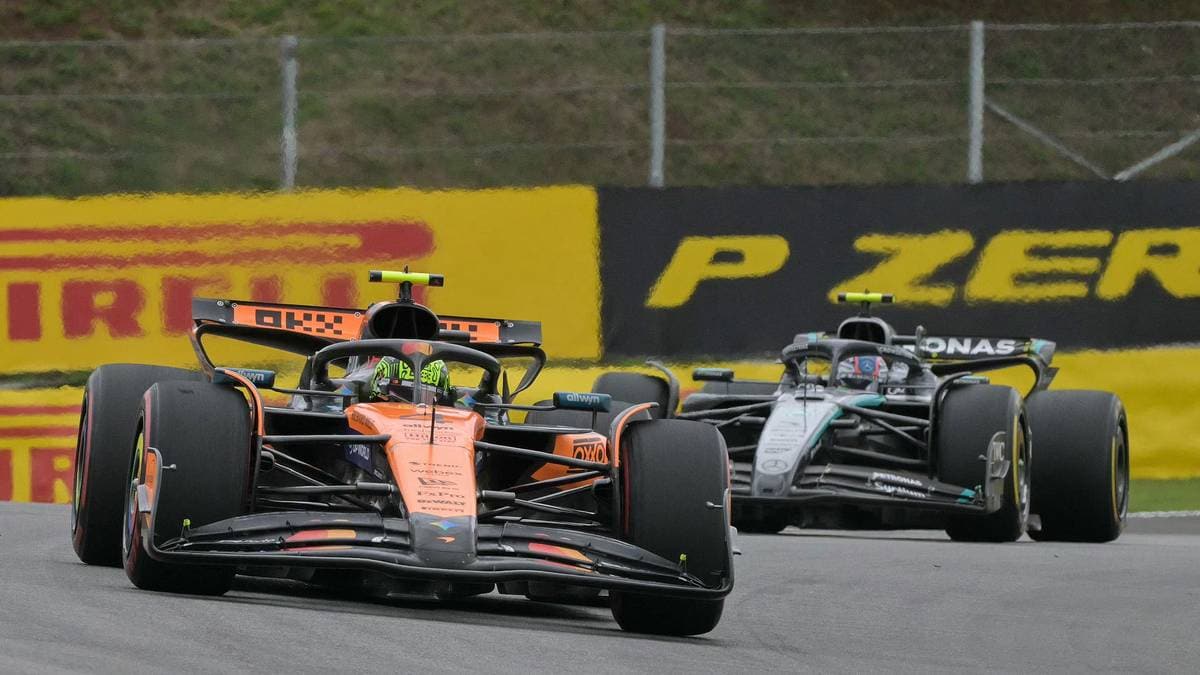 Piastri krasjet i sprintløpet i Brasil – Norris økte ledelsen i VM-sammendraget