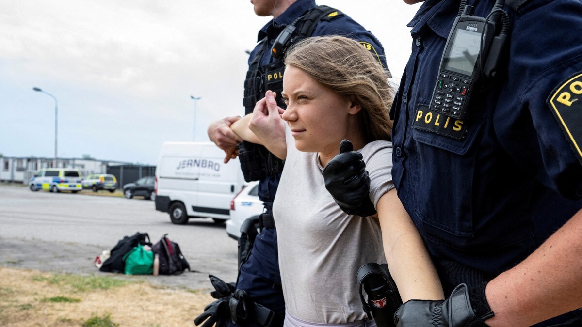 Greta Thunberg tiltalt etter klimaaksjon