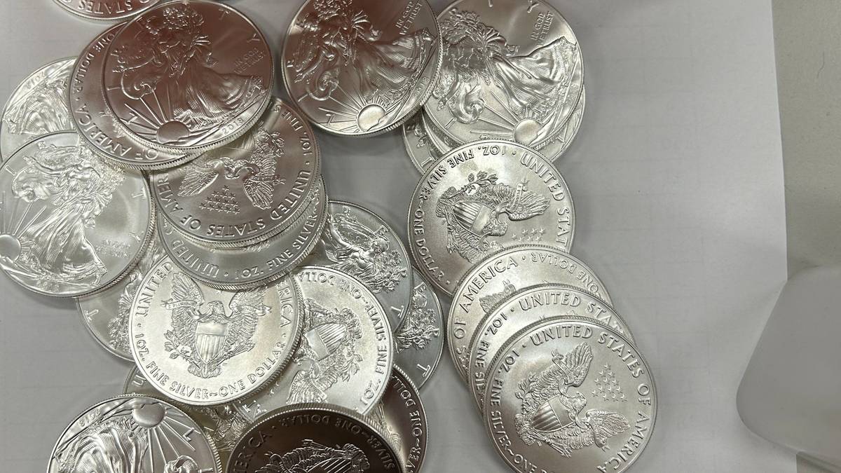 Stoppet på E18 med sølvmynter for 25 millioner kroner