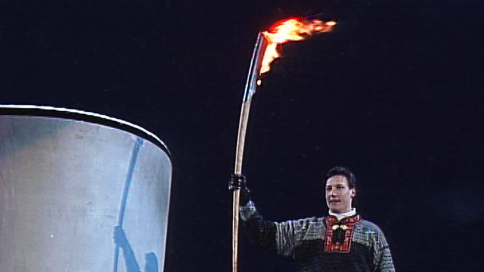 OL på Lillehammer - De XVII olympiske vinterleker - Lillehammer 1994. Åpningsseremoni - NRK TV