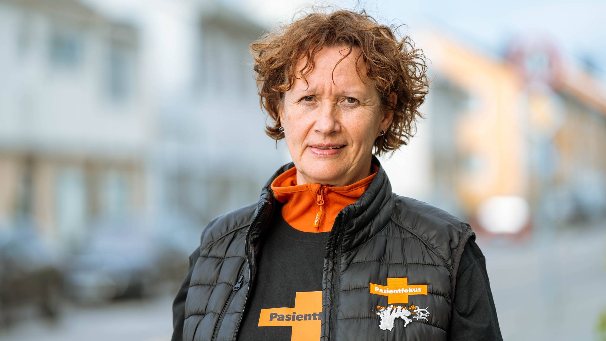 Irene Ojala i Pasientfokus ser inn i kamera