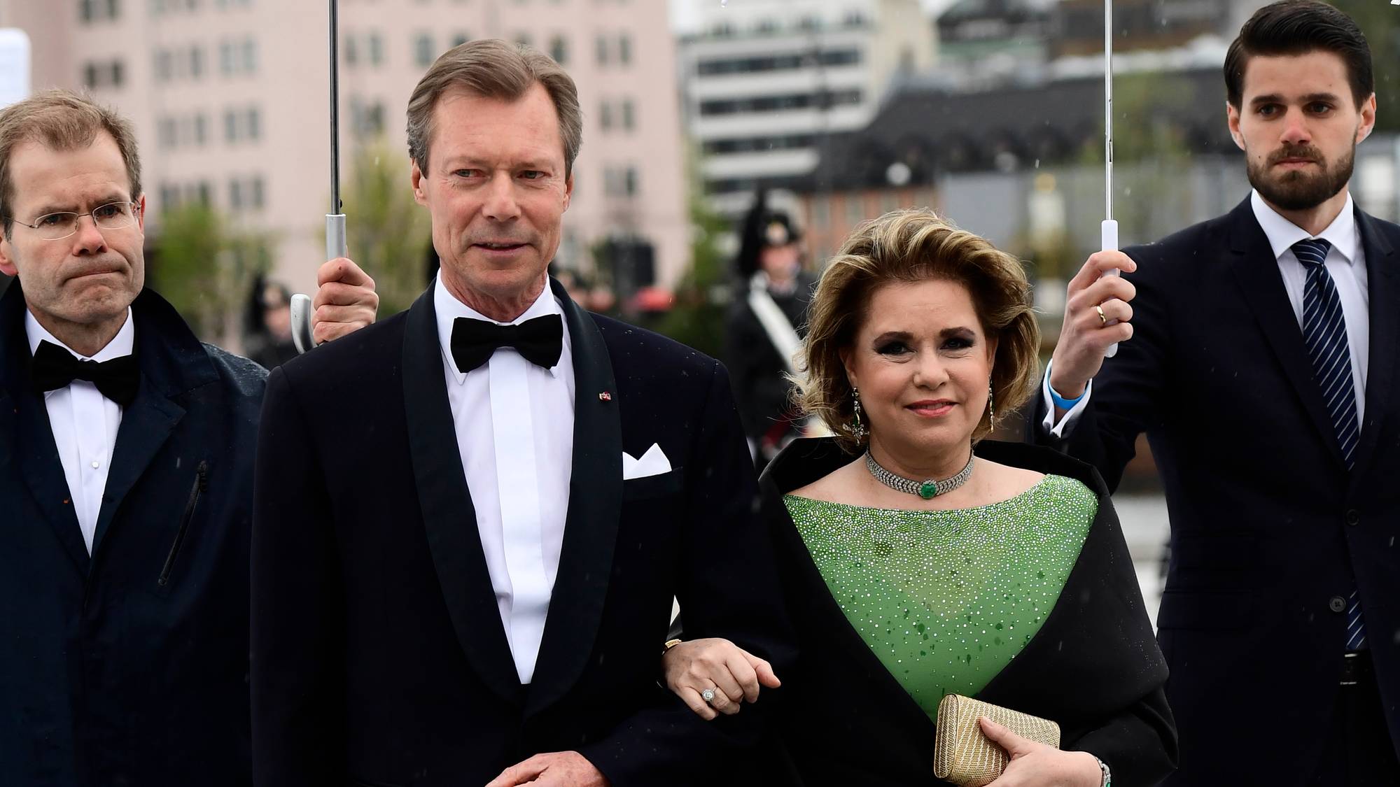 Storhertug Henri og og Storhertuginne Maria-Teresa av Luxembourg fotografert i Oslo 2017. 